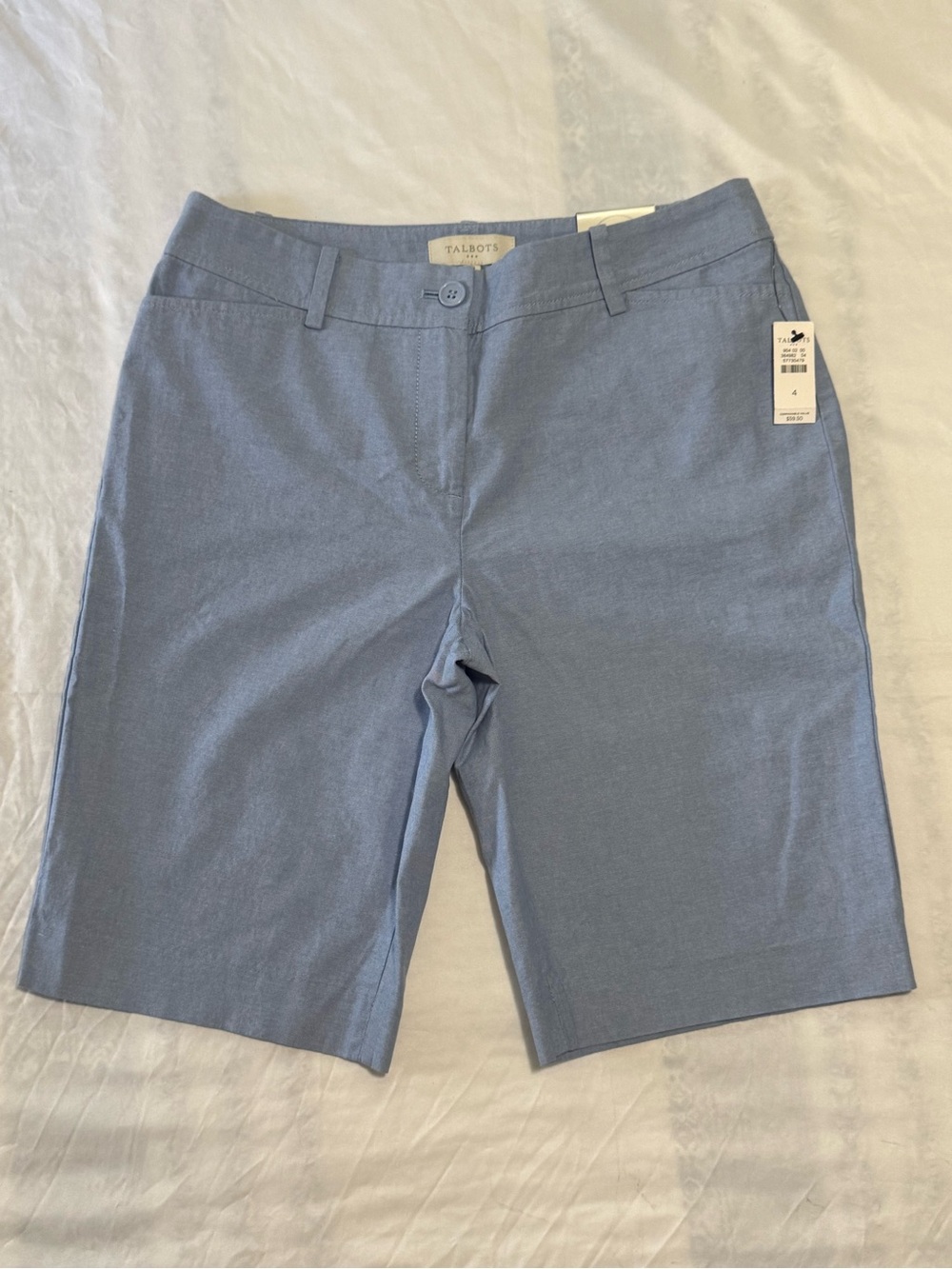 Talbots Knee Length Cotton Bermuda Shorts Size 4